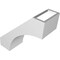 Ekena Millwork 5-in. W x 12-in. D x 12-in. H Westlake Architectural Grade PVC Knee Brace BRCP05X12X12WTL - alternate 6